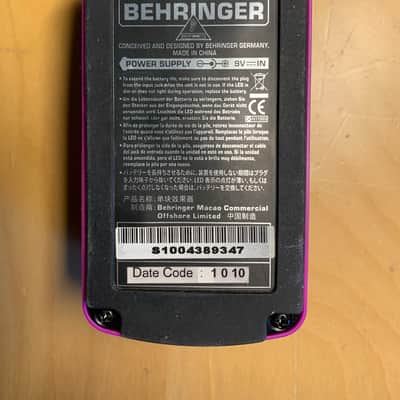 Behringer DM100 Distortion Modeler 2010s - Pink image 2