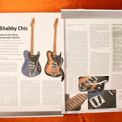 Fender Custom Shop Masterbuilt Telecaster '69 Thinline Bigsby 2012 2 Color Sunburst image 20