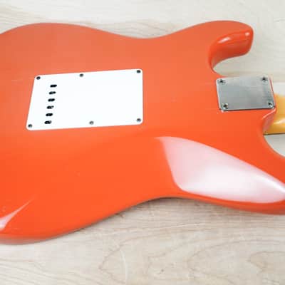 Squier SST JV Stratocaster MIJ 1983 Fiesta Red Vintage Fender Japan Fujigen w/ Bag image 11
