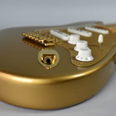 Circa 1989 Fender Stratocaster Custom Shop H.L.E Gold '57 RI #313 Guitar w/OSHC image 4