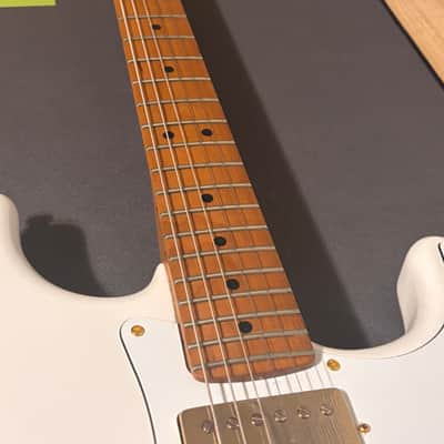 Fender Partscaster, Roasted Flamed Maple Neck w Floyd Rose Railtail image 6