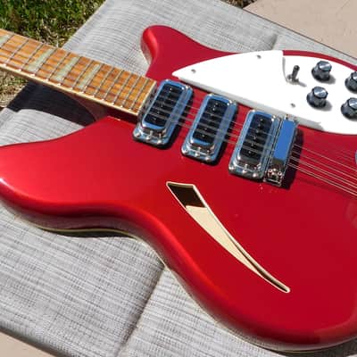 Rickenbacker 370/12 Semi-Hollow 12 String Electric Guitar Ruby Red 1985 image 2