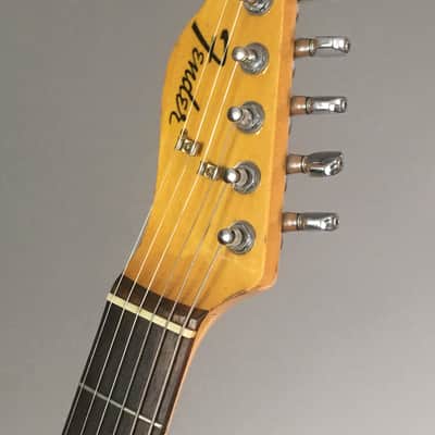 LEFTY! Vintage 1987 Fender MIJ 70s Reissue Telecaster Relic Custom Color Black Tele FujiGen Collector Series CTL50L HSC image 3