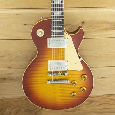 Gibson Custom M2M Murphy Lab 59 Les Paul Standard Light Aged, Handpicked Top, Cherry Tea Burst Top #22 94628 image 3