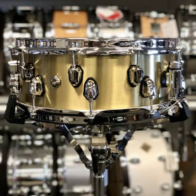 Mapex Black Panther Metallion 14 x 5.5" Brass Snare Drum image 2