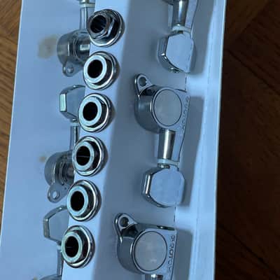 Gotoh SGE tuning machines 1980s - Chrome image 4