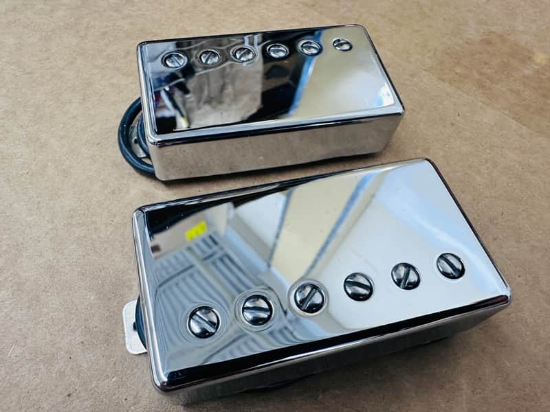 Schecter Sunset Strip Bridge & Pasadena Classic Neck Pickup Set Nickel image 1