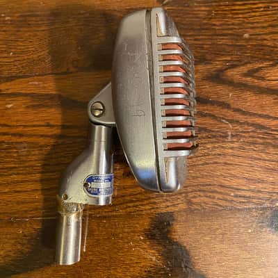 Shure Vintage 51 Dynamic Microphone 1950's Brushed Silver image 5