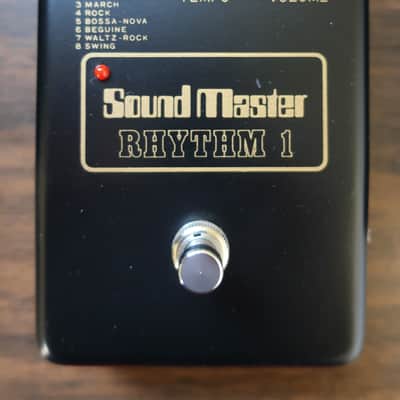 RHYTHM 1 SOUND MASTER Vintage Rhythm Machine Analog Drum Synthesizer Drum Machine Instant LO FI Kraftwerk Drum Sounds In A Guitar Pedal Size Casing Rare Unit! Soundmaster image 3