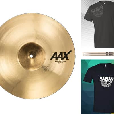 Sabian *Pre-Order* AAX 16" X-PLOSION Crash Cymbal Brilliant | Bundle & Save | Made in Canada | Special Order | Authorized Dealer image 1
