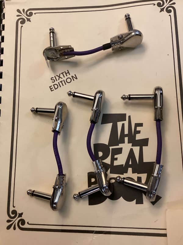 Lava Tightrope Mini Ultramafic 3" Guitar Pedalboard Patch Cables - Batch of 3, with 1 more that needs new plug image 1