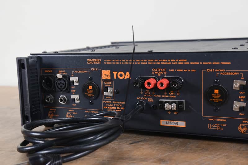 TOA P150D 2-Channel Power Amplifier (church owned) CG00NYQ | Reverb