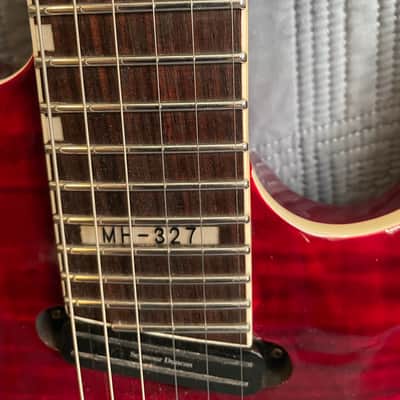 ESP LTD MH-327 2021 - See Thru Red 27 fret image 2