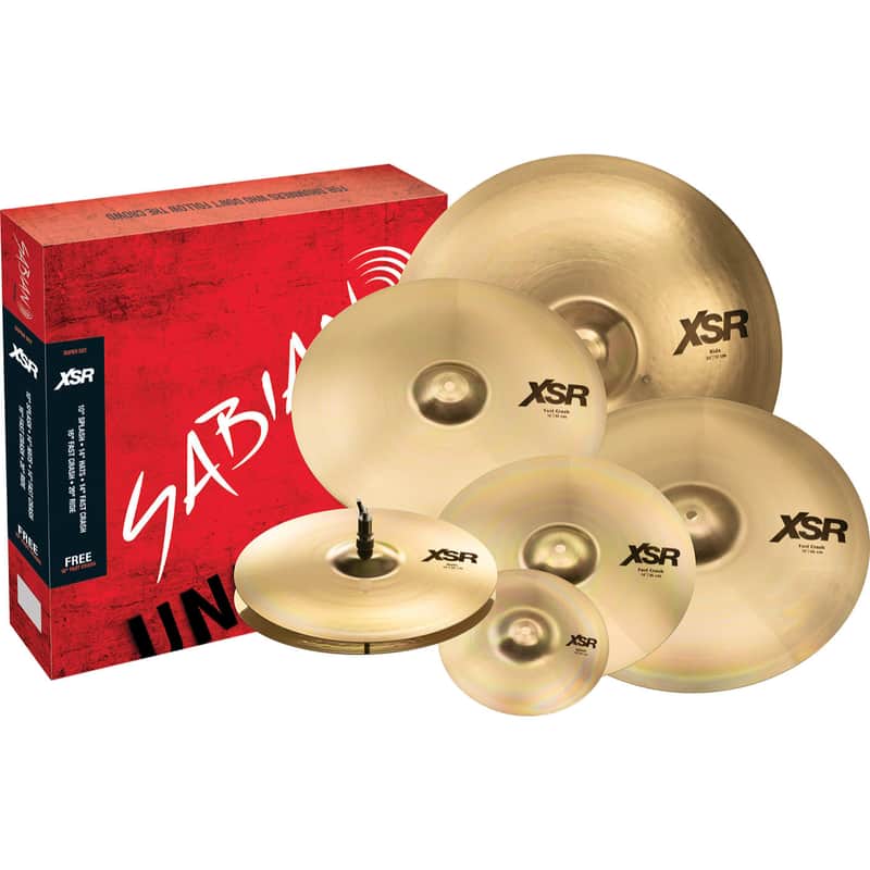 Sabian XSR5007SB Super 10/14/14/16/18/20" Cymbal Pack image 1