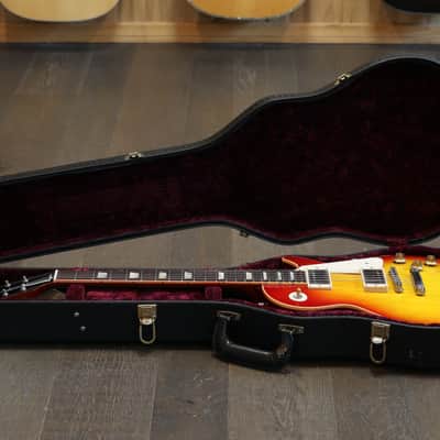 2005 Gibson Custom Shop Les Paul '58 Reissue Electric Guitar Cherry Sunburst + COA OHSC image 21