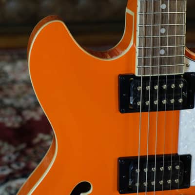 Ibanez AS63-TLO Artcore Twilight Orange image 4
