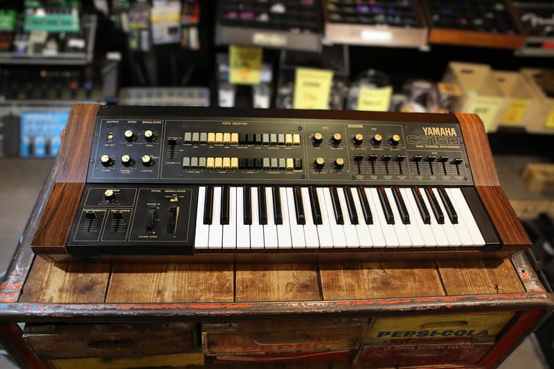 Yamaha CS-15D Monophonic Synthesizer 1979 - 1982 - Black image 1
