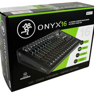 Mackie ONYX16 16-Channel Analog Mixer w/ Multi-Track USB/3-Band EQ+Bluetooth+Bag image 16