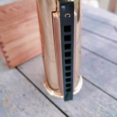 Hohner  Echophone No.3810 Harmonica, Historical Harmonica Collection, C.1990s, Echo Chamber, Key C. image 16