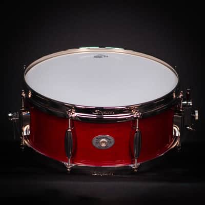 Slingerland 14" x 5.5" Studio King Snare Drum, Royal Crimson with Nickel Hardware image 2