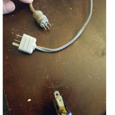 Stromberg-Carlson ASE-6 Preamp and SR445A Tuner mounted tube pre 1950s - Cream & Gold image 3