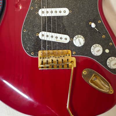 ​2008 Fender Deluxe Players Stratocaster - Translucent Red - RARE image 5