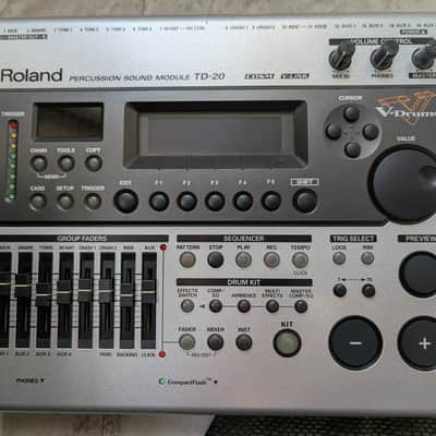 Roland TD-20 Drum Sound Module w/ LED Upgrade + Kit Expansion image 2