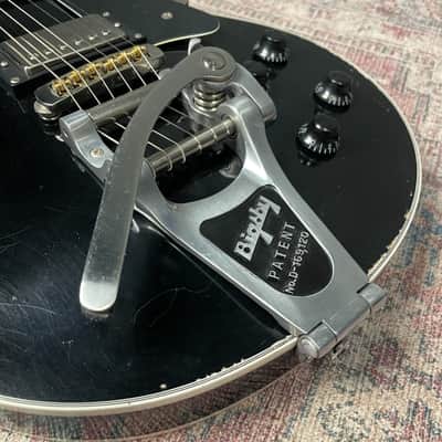 Maybach Lester 57 Custom Electric Guitar With Bigsby in Black Velvet image 14