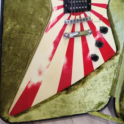 1978 Greco EX800 Relic Rising Sun JAPAN - Van Halen Ibanez Destroyer 2459 Lawsuit Era Explorer - Original Hardcase image 6