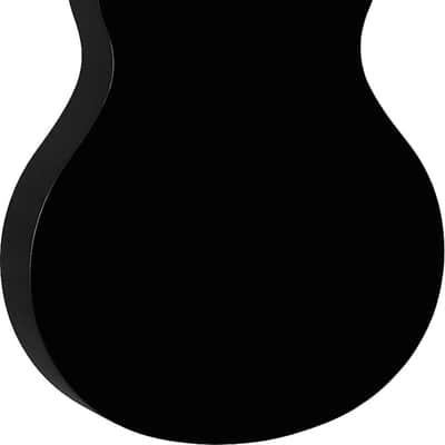 Yamaha NTX1 Thinline Acoustic-Electric Classical Guitar, Solid Spruce Top, Black image 3