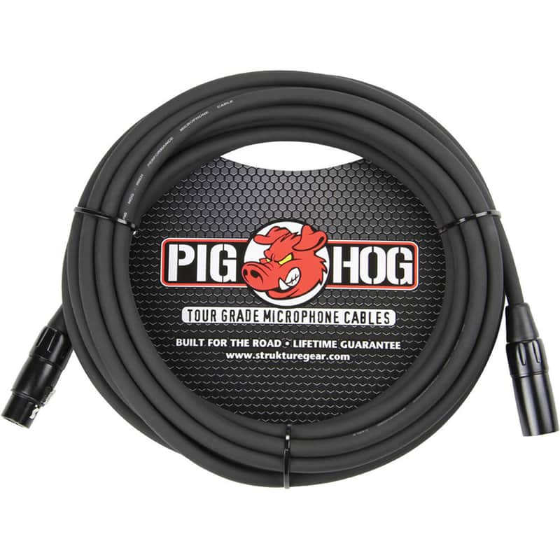 Pig Hog PHM20 Tour Grade XLR Male to Female Mic Cable - 20' image 1
