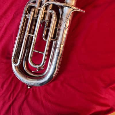 Besson Prototype Class A Euphonium / Saxhorn Early 20th century - Silver image 16
