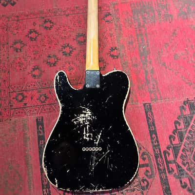 Fender TELECASTER Heavy Relic 61 Black 2011 - heavy Relic Black image 4