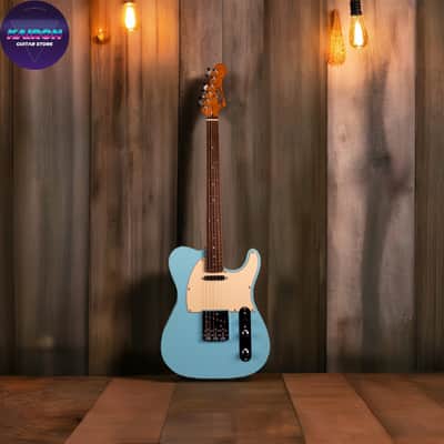 Jet Guitars JT-300 JT300 BLR, solid basswood body, 22 frets rosewood fingerboard, roasted maple neck, traditional tele bridge, ceramic pickups Free Setup image 1