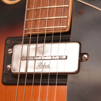 Höfner 4572 Verythin – 1969 German Vintage Thinline Archtop Guitar / Gitarre image 9