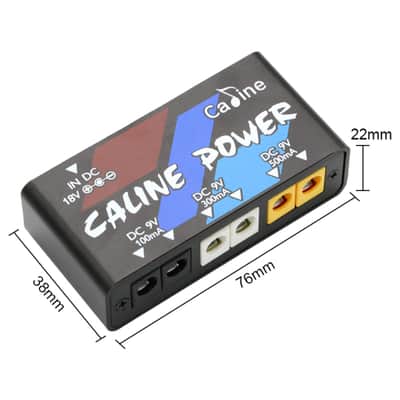 Caline CP-02 Mini Guitar Power Supply 6 DC Outputs for 9V Effect Pedal (Price includes the import duty for US buyer) image 2