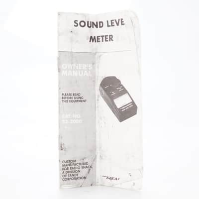 RadioShack Realistic 33-2050 Sound Level Meter SPL Meter #53227 image 13