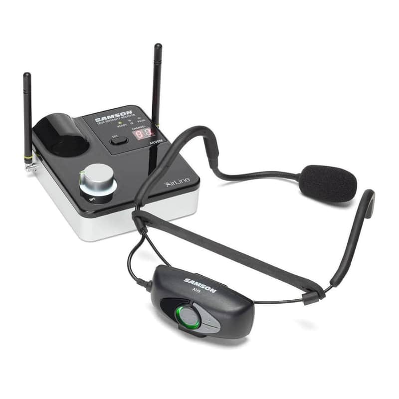 Samson SW9A9SQE-D AirLine 99m Wireless Fitness Headset System image 1