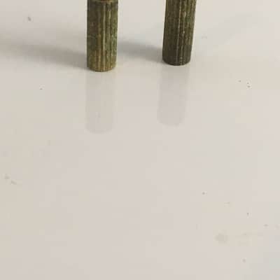 2 Vintage Style Relic Fender Modern Two Point Guitar Bridge Posts Custom Luthier image 4