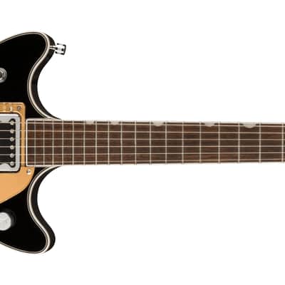 Gretsch G5222 Electromatic Double Jet BT with V-Stoptail Laurel Fingerboard Black image 2