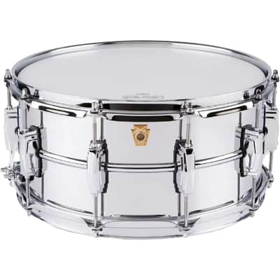 Ludwig LM402 Supraphonic 14X6.5 Metal Snare Drum image 1