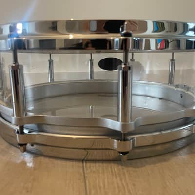 Pearl CRB1450S/C733 Crystal Beat 14x5" Snare Drum Frost Acrylic image 3