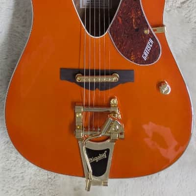Gretsch G5034TFT Red Rancher Bigsby and Fideli-Tron Acoustic Electric Guitar