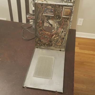 Voice of Music Stereo Tube Preamp Mono Amp 12AX7 Project 6L6 6E5 Guitar 1960 Steel image 3