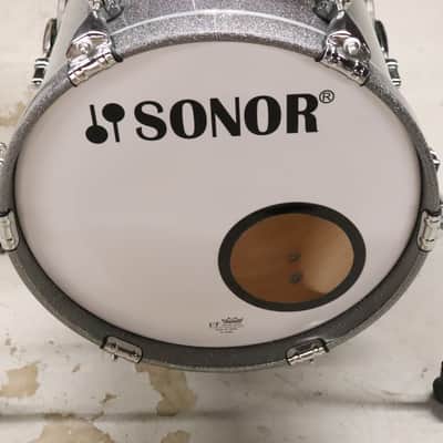 Sonor 3pc Martini Drum Kit Set Titanium Quartz 14/13/8" image 2
