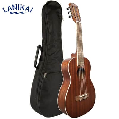 Lanikai Model MA-G All Mahogany Guitar Uke Guitelele Ukulele with Padded Gig Bag image 1