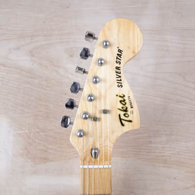 Tokai Silver Star SS50 MIJ 1983 Silver Grey Vintage Japan | Project - Needs Repair | w/ Bag image 23