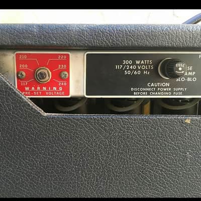 RIF 211 1973 Fender Vibrosonic Reverb Silverface Vintage Cerwin Vega 15" image 16