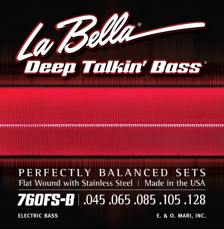 La Bella 760FS-B Deep Talkin' Bass Flats - 5 String, Standard 45-128 image 1