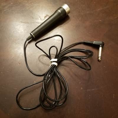 Wollensak 3M small Japan hand mic late 1960s - black metal and chrome image 5